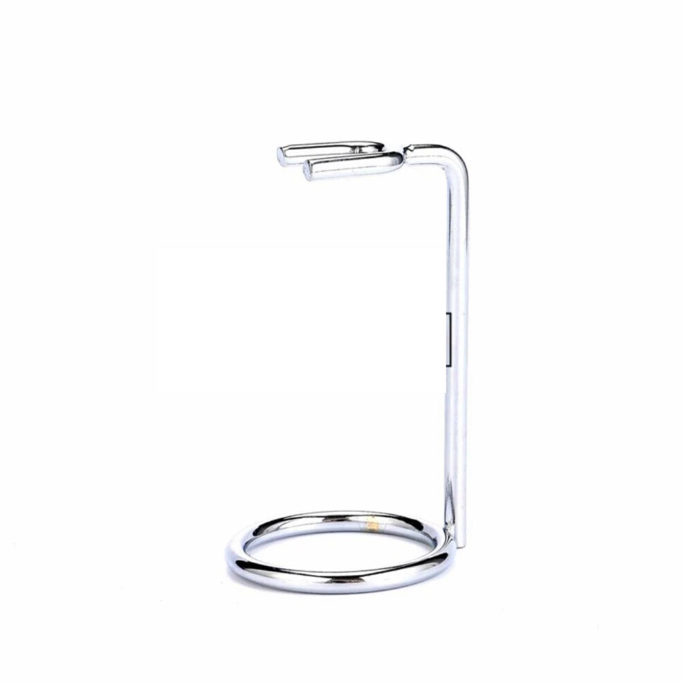 Razor Stand Shaving Brush Stand Silver-Nickel Alloy for Facial Razor Care Tool Holder for Men