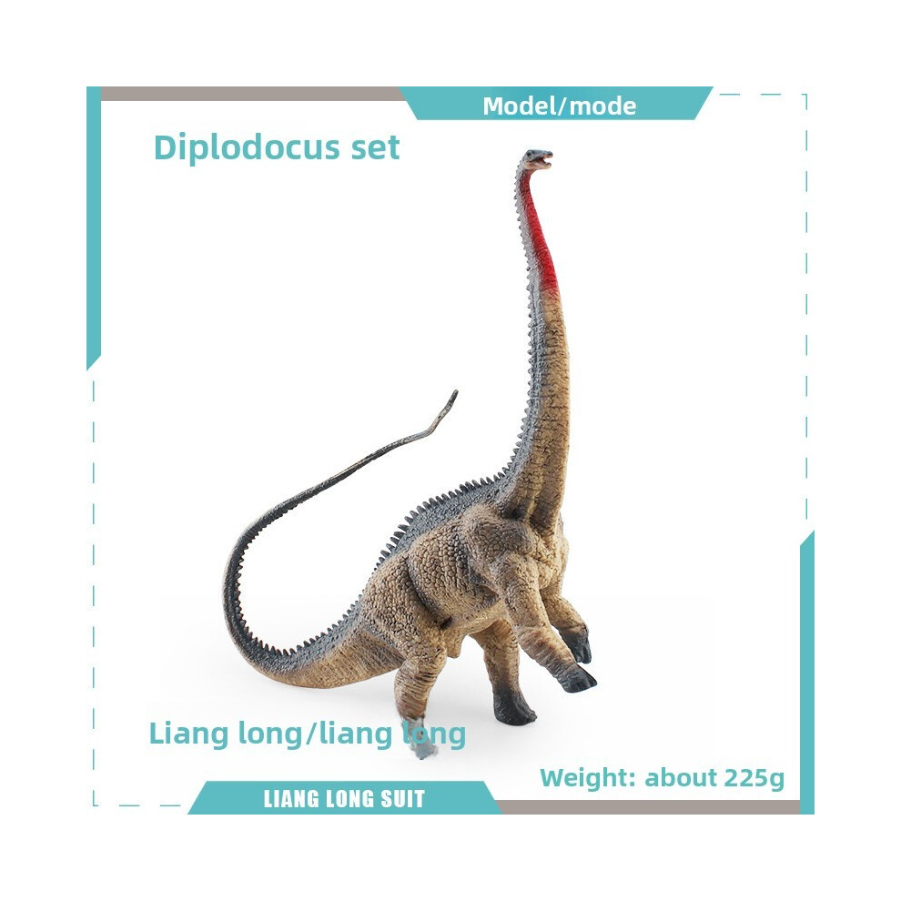 (Style A) Herbivorous Diplodocus Dinosaur Pvc Model Ornament For Display Office Home-image-OPC-PK228VB-NEW