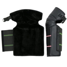 Large Knee Braces for Knee Pain When Motorcycling and Mountain Biking, White, Breathable, Adjustable, Stability