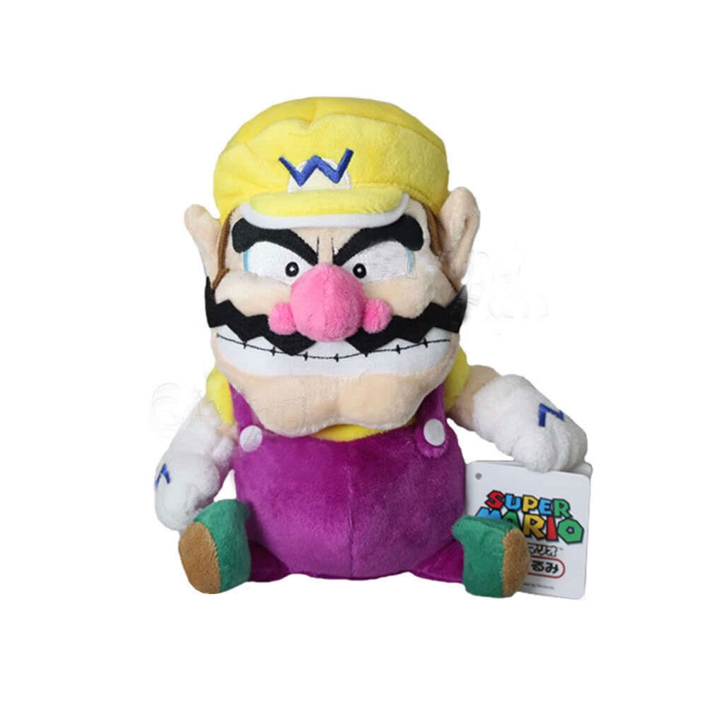 Nintendo Mario Super Bros Plush Toy Wario 11in Stuffed Animal Rare New Doll