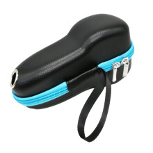 Box Razor Organiser Bag for Electric Fabric Shaver Travel Storage - Portable Blue Razor Shaver Head Container