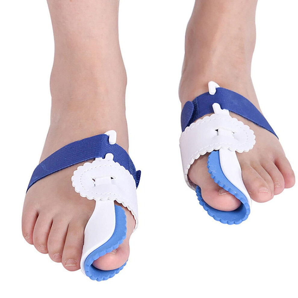 Bunion Splint 2PCS for Hallux Valgus Relief - Non-Surgical Correction, Hammer Toe Straightener, Day and Night Support