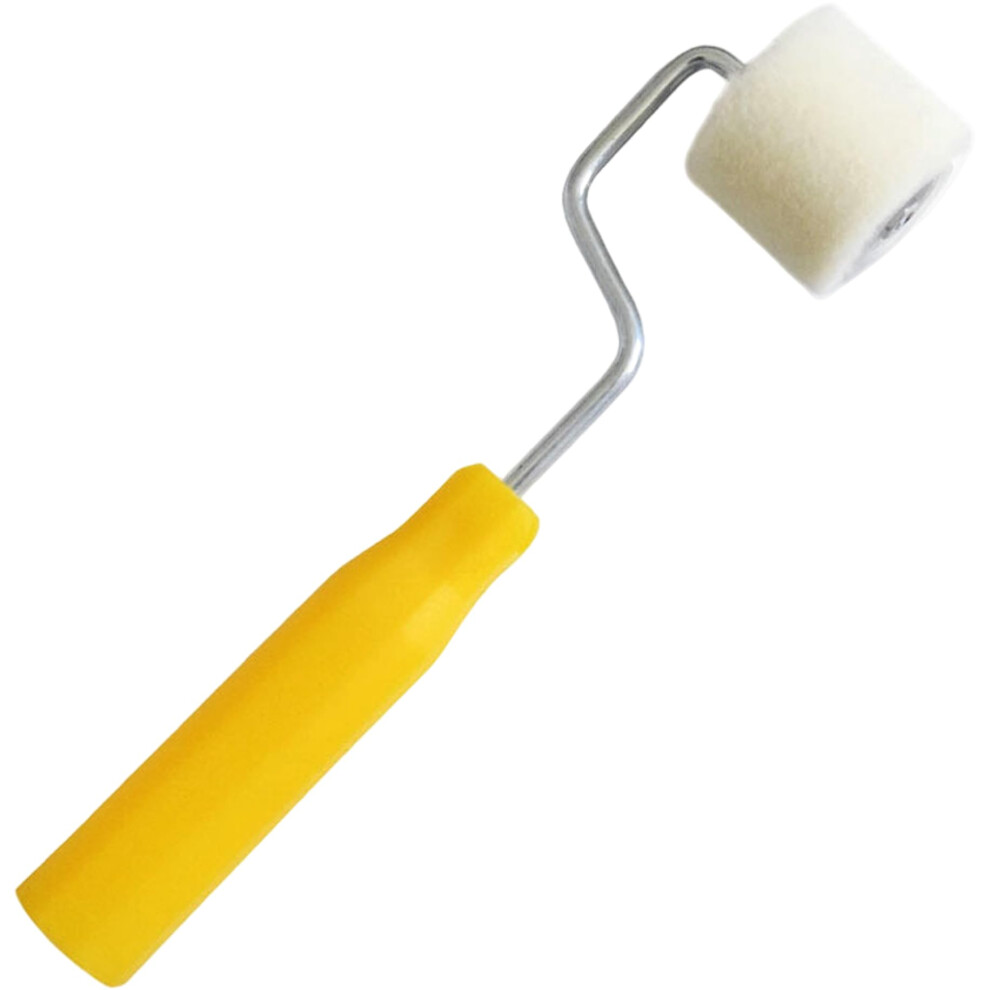 Small Paint Roller 7 Inch Mini Paint Roller With Wool Brush Heads And Plastic Handle For Precise Painting In Corners And Edges 6038364641281