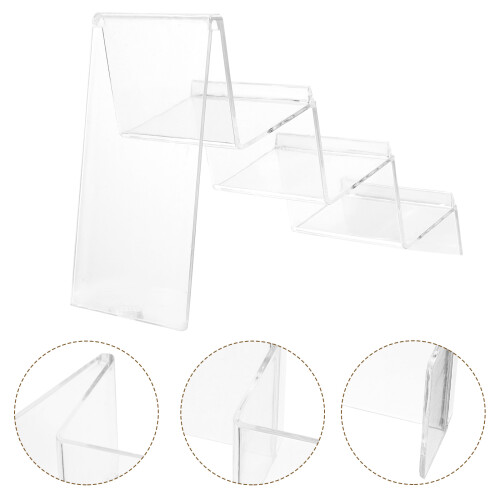 CLEAR RISER SHELF Tote Bag Display Stand Acrylic Material Compact 2