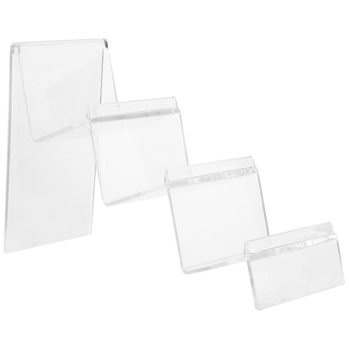 CLEAR RISER SHELF Tote Bag Display Stand Acrylic Material Compact