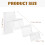 CLEAR RISER SHELF Tote Bag Display Stand Acrylic Material Compact 2