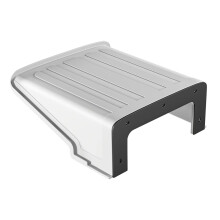 Weatherproof CCTV Camera Covers for Outdoor Use, Rain Protection, Clear Surveillance, White Color, Durable Material