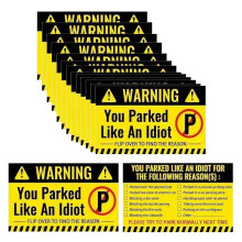 Park Cards for Adults, Humorous Parking Violation Cards with Different Violations for Car Owners and Pranks