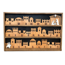 Advent Calendar for the Birth of Jesus, Countdown to Jesus, Wooden Advent Calendar, Christmas Holida