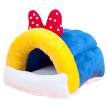 Soft Plush Cartoon Pet Bed for Hamsters, Washable Small Animal Bedding, Cozy Cage Cushion, Ideal Hideout