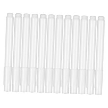12 Pieces White Liquid Chalk Markers for Writable Blackboards, Washable Pens for School, Office, and Advertising Use