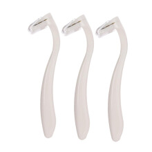 Facial Hair Remover Kit - 3-Piece Manual Shaving Tool for Sensitive Skin, Portable Body Hair Removal for Forearms