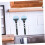 10-Piece Razor Holder with Suction Cups for Space-Saving Bathroom Storage, Blue Plastic Design, Easy Installation 3