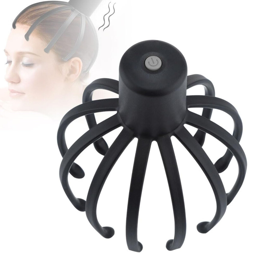 Octopus Head Massager with 12 Fingers, Portable Scalp Massager, Octopus Claw Head Scratcher, 1 Piece
