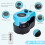 Electric Interactive Cat Toy - 2 Modes Automatic Cat Exercise Wheel, USB Rechargeable Remote Control Teaser for Cats 5