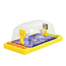 Educational Basketball Field Toy for Kids - Interactive Parent-Child Play Set, Yellow Basketball Court, Durable Material
