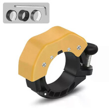 PARK (Schwarz Gelb) MTB Rennrad Mini Glocke Sicherheit Radfahren Klar Klingelton Unsichtbare Glocke