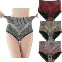 PARK(M) 4 pezzi Slip a vita alta in fibra di grafene per donna, slip a vita alta in fibra di grafene,