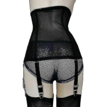 PARK (M-Nero) Cintura reggicalze rimovibile modellante a vita alta da donna, regalo di abbigliamento