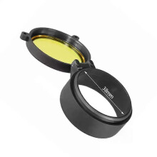 PARK (38 mm) Zielfernrohr-Objektivabdeckung mit Federklappfunktion, schnell geöffnet, staubdichte Abdeckung,