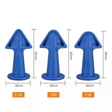 PARK (blu) 3 pezzi ugello applicatore utensile di finitura kit spatola per rimozione silicone per pavimenti