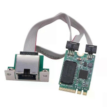 PARK(M.2 A E NIC 2.5G)M2 RJ45 Adaptador LAN RTL8125BG Chip M2 Tarjeta de red Gigabit Ethernet 25G/1000/100Mbps