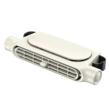 PARK (Weiß) Tragbarer Lüfter USB-Kühlung Autolüfter Universal Auto Großer Wind Elektrischer Lüfter Hinten