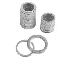 PARK (8x12x1mm) 20 stücke M6-M26 Aluminium Scheiben Dichtung Flache Metall Scheibe Dichtung Stecker