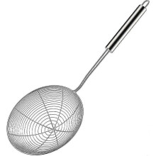 PARK (14) Großer Schaumlöffel aus Edelstahl, 38 cm, Kupadio, lange Schöpfkelle mit Hakengriff