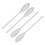 PARK (Weiß 10g) 4Pcs Casting SPIROLINO FORELLE POSEB Langsam Sinking Suspending Intermediate Bombarda 1