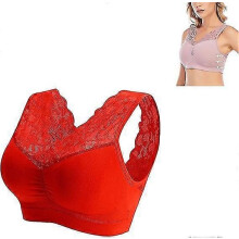 Soutien-gorge anti-affaissement PARK (XXL-Rouge), soutien-gorge Nula anti-affaissement, grande taille,