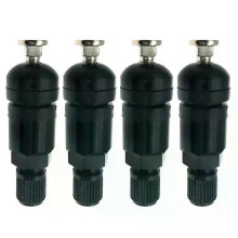 PARK(MUSTA) 4kpl TPMS rengaspaineanturin venttiilin varren korjaussarja BMW 5-sarjan mustalle rengaspaineanturille