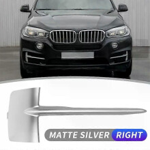PARK (1 stück Matte silber RH) 51117303113 51117303114 Frontstoßstange Kühlergrill Zierleiste ABS Für
