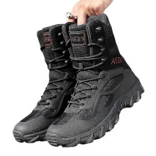 PARK (EU40-schwarz) Hohe Stiefel Militärische Taktische Stiefel 41 Khaki