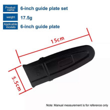 PARK (6 pulgadas) Cubierta de placa guía para motosierra 1 pieza 4 pulgadas/6 pulgadas Negro Plástico