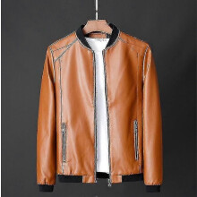 PARK(8XL)Giacca in pelle da uomo, bomber, giacca da motociclista in PU, taglia comoda 8xl, casual, vintage,