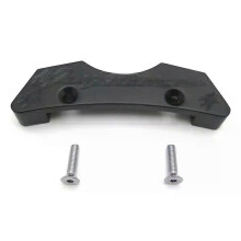 PARK (MT251-001-BK) Für Suzuki Hayabusa Gsx1300R 1997-SCHWARZ Und CHROM Motorrad Tank Pads Zentrum Abdeckung