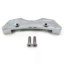 PARK (MT251-001-CD) Für Suzuki Hayabusa Gsx1300R 1997-SCHWARZ Und CHROM Motorrad Tank Pads Zentrum Abdeckung