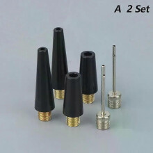 PARK (A) 2set Ball Nadel Düse Adapter Kit Aufblasbare Luft Ventil Ball Pumpe Nadel Für Fußball Basketball
