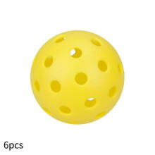 PARK (giallo) 6 palline da pickleball ad alta elasticità, 40 fori, per sport all'aria aperta, alta visibilità