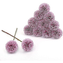 Arreglos florales PARK (morados), 12 bolas de flores artificiales