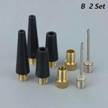 PARK (B) 2set Ball Nadel Düse Adapter Kit Aufblasbare Luft Ventil Ball Pumpe Nadel Für Fußball Basketball