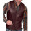 PARK (4XL-Braun)Herren Herbstmode Cowboy Kunstleder Weste 3