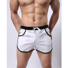 PARK (L-blanco) Nuevo traje de baño para hombre de alta calidad, cómodo, para playa y verano.