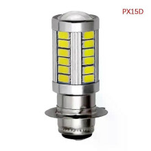 PARK (PX15D) 1PC PX15D BA20D LED Nebel Licht Lampe Auto Motorrad Scheinwerfer 33 SMD Motor Licht Scheinwerfer