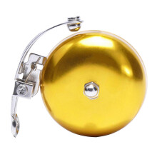PARK (Gold) Retro-Fahrradhupe, klarer, lauter Ton, Fahrrad-Lenkerring, Hupenwarnung