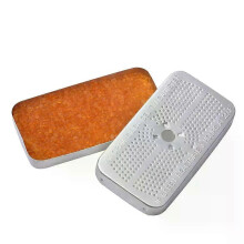 PARK (Orange) Silicagel-Entfeuchtungsbox, Auto-Aluminiumbox, Trockenmitteltank, wiederverwendbar, feuchtigkeitsbeständiger