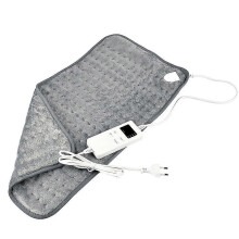 Coperta elettrica PARK (40 cm x 76 cm - grigio) con controllo intelligente della temperatura, per fisioterapia