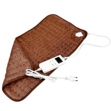 Coperta elettrica PARK (30 cm x 60 cm - caffè) con controllo intelligente della temperatura, coperta