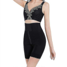 PARK(M-BLACK)Luiwoon Shapewear Naisten Tummy Control Korkeavyötäröinen Power Short Body Shaper Tummy